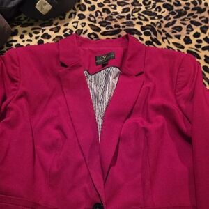 Worthington Vibrant Pink Blazer